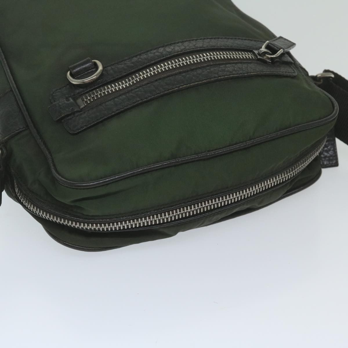 Prada Khaki Synthetic Shoulder Bag (Pre-Owned) Size ONE SIZE - 10 Thumbnail