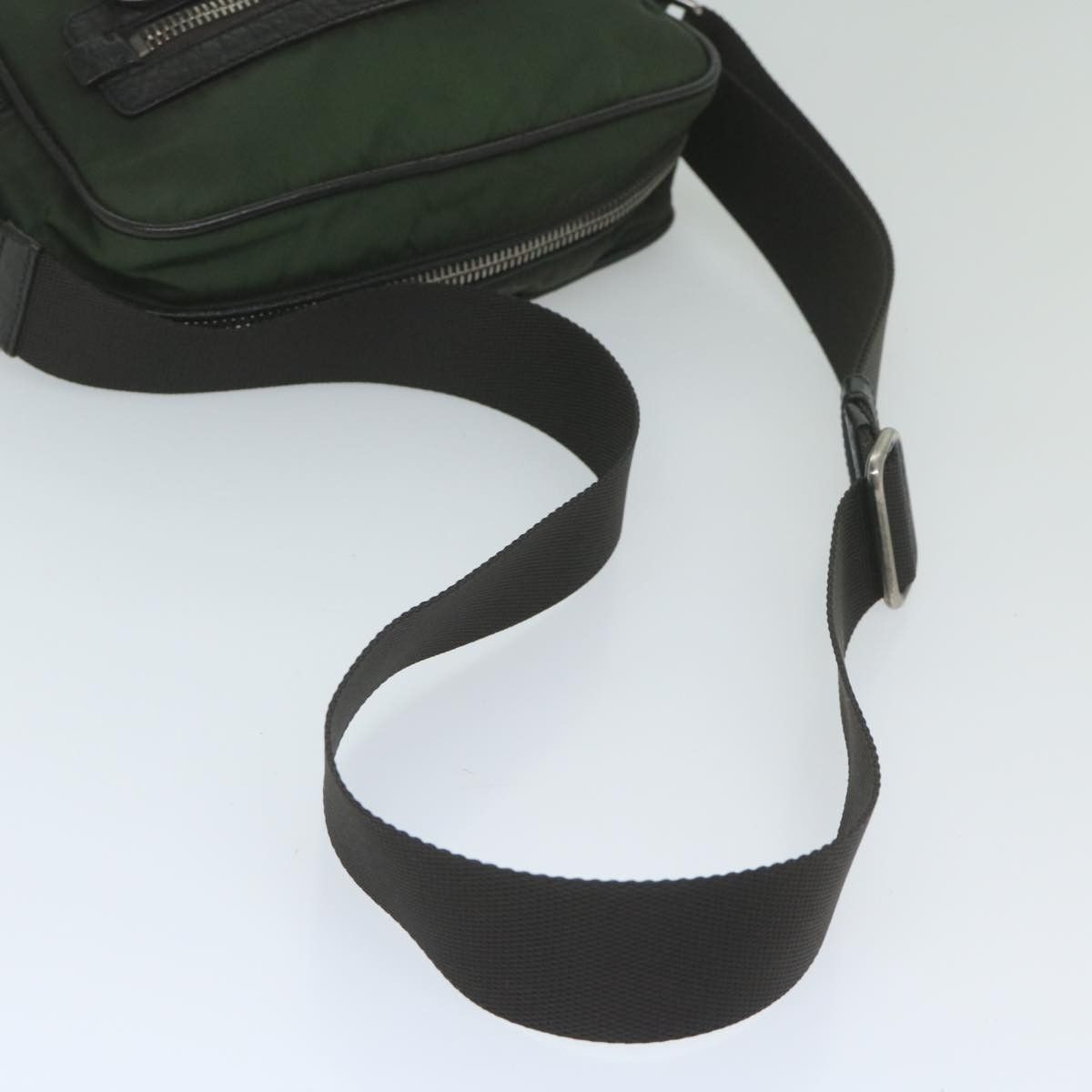 Prada Khaki Synthetic Shoulder Bag (Pre-Owned) Size ONE SIZE - 11 Thumbnail
