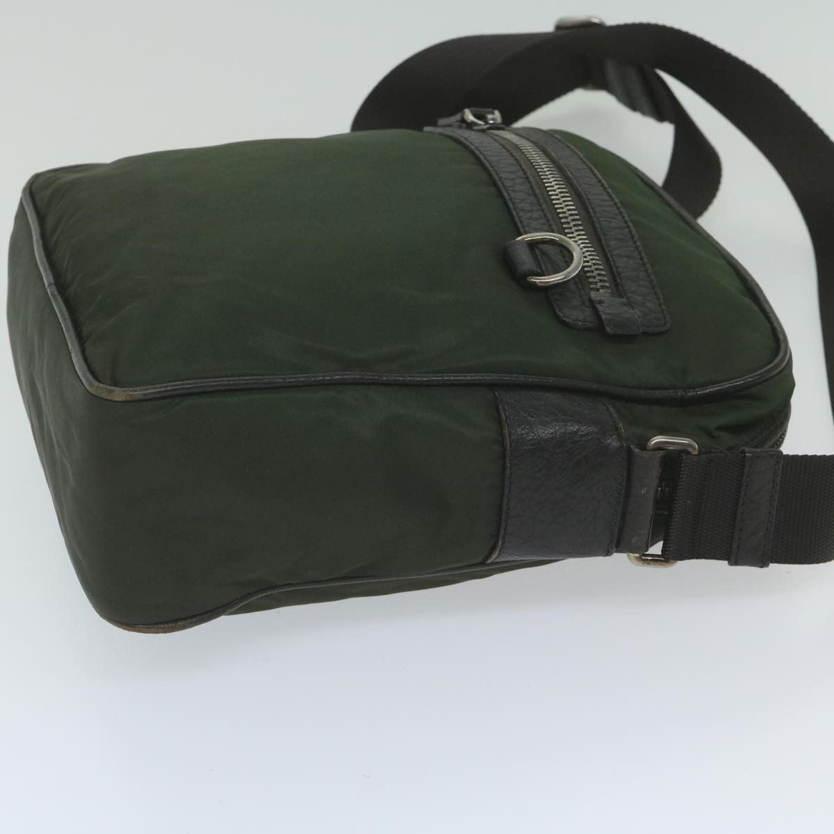 Prada Khaki Synthetic Shoulder Bag (Pre-Owned) Size ONE SIZE - 4 Thumbnail