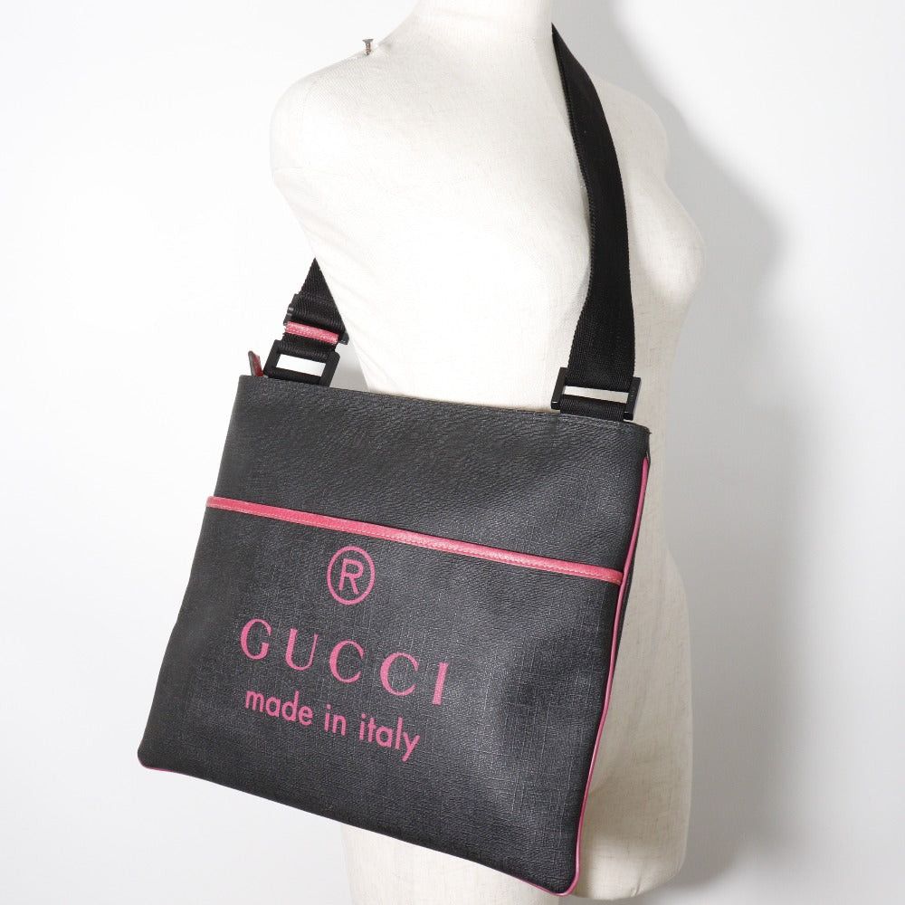 Gucci Gg Supreme Black Leather Shoulder Bag (Pre-Owned) Size ONE SIZE - 5 Thumbnail
