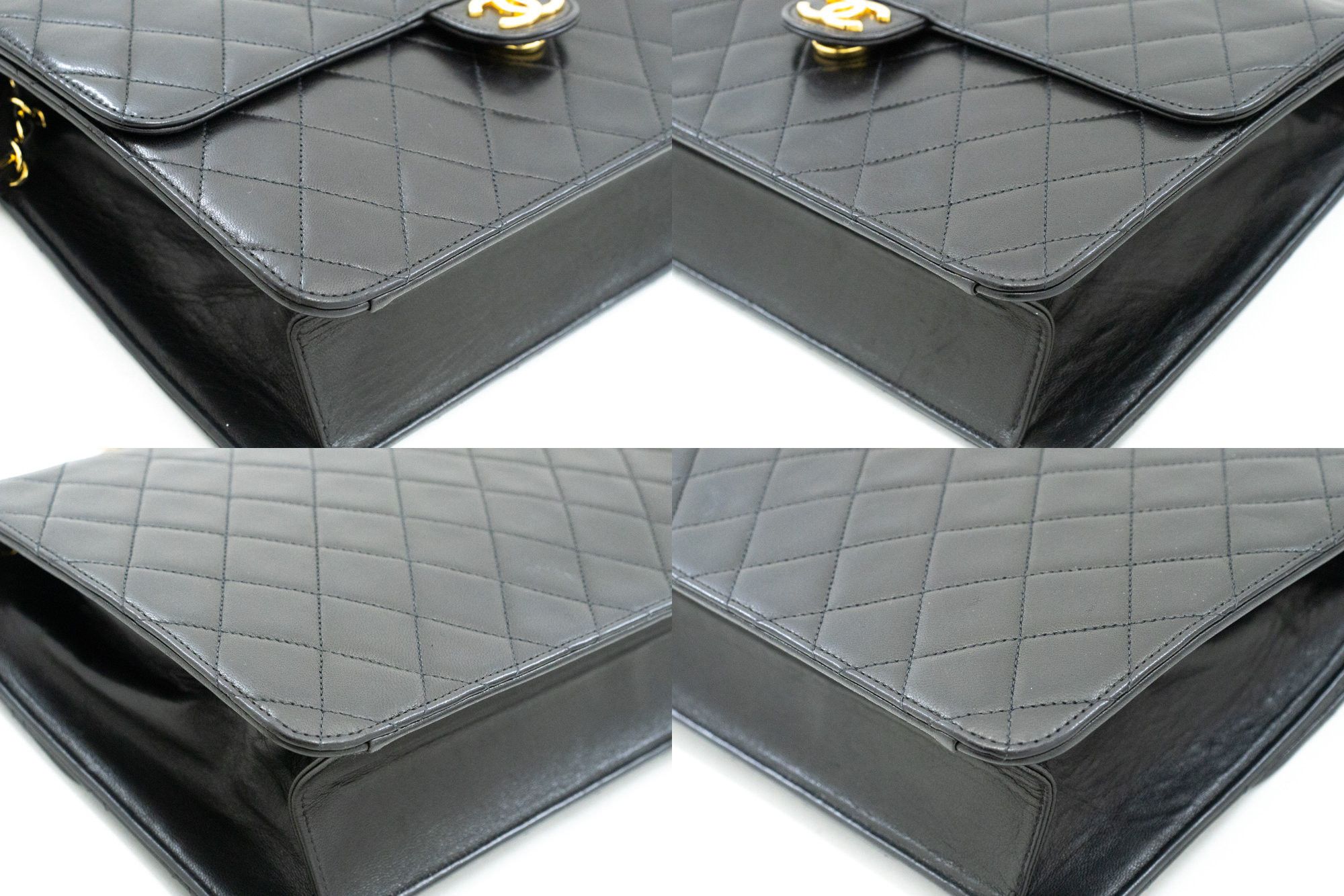 Chanel Cross Black Leather Shoulder Bag (Pre-Owned) Size ONE SIZE - 11 Thumbnail