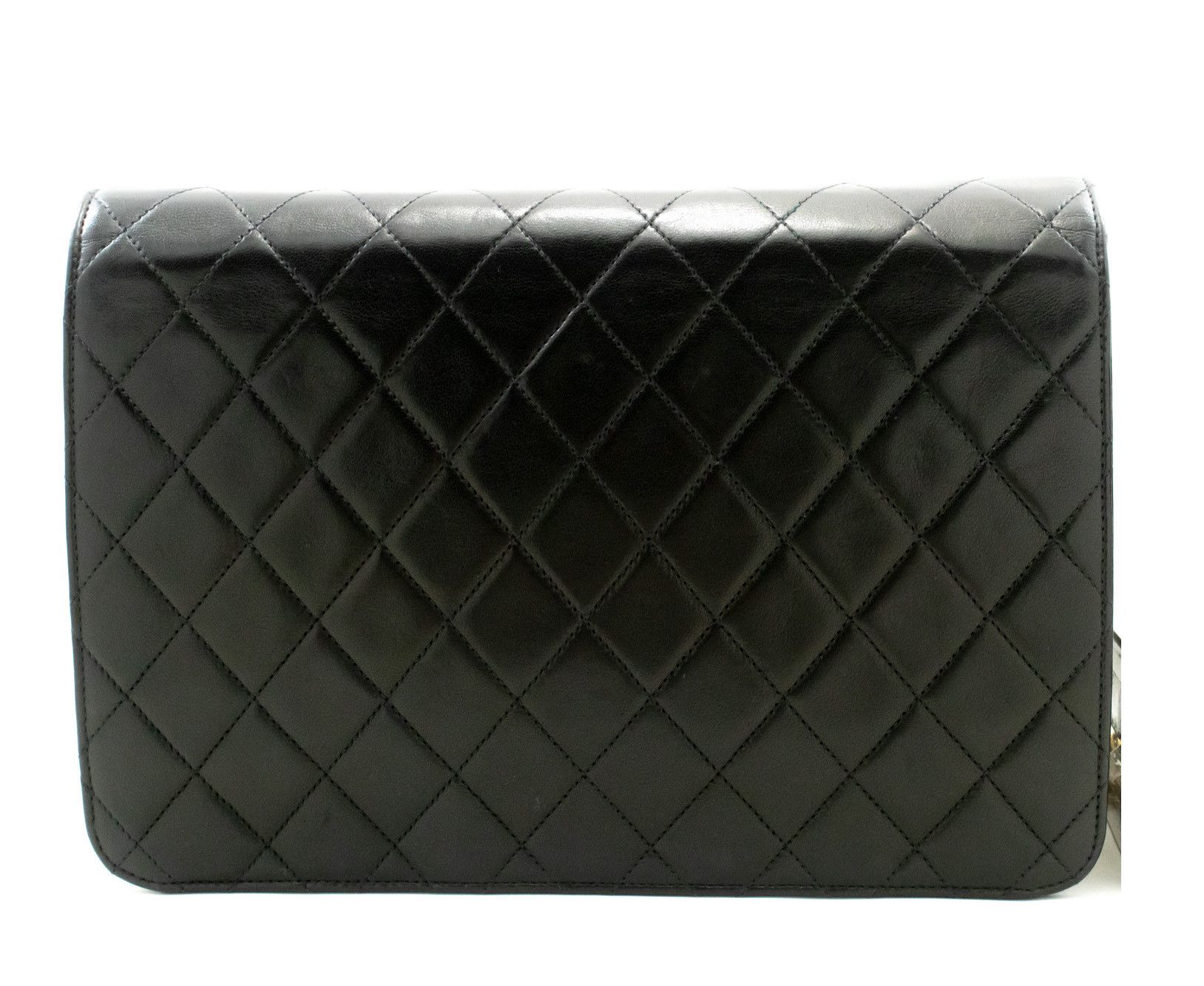 Chanel Cross Black Leather Shoulder Bag (Pre-Owned) Size ONE SIZE - 2 Thumbnail