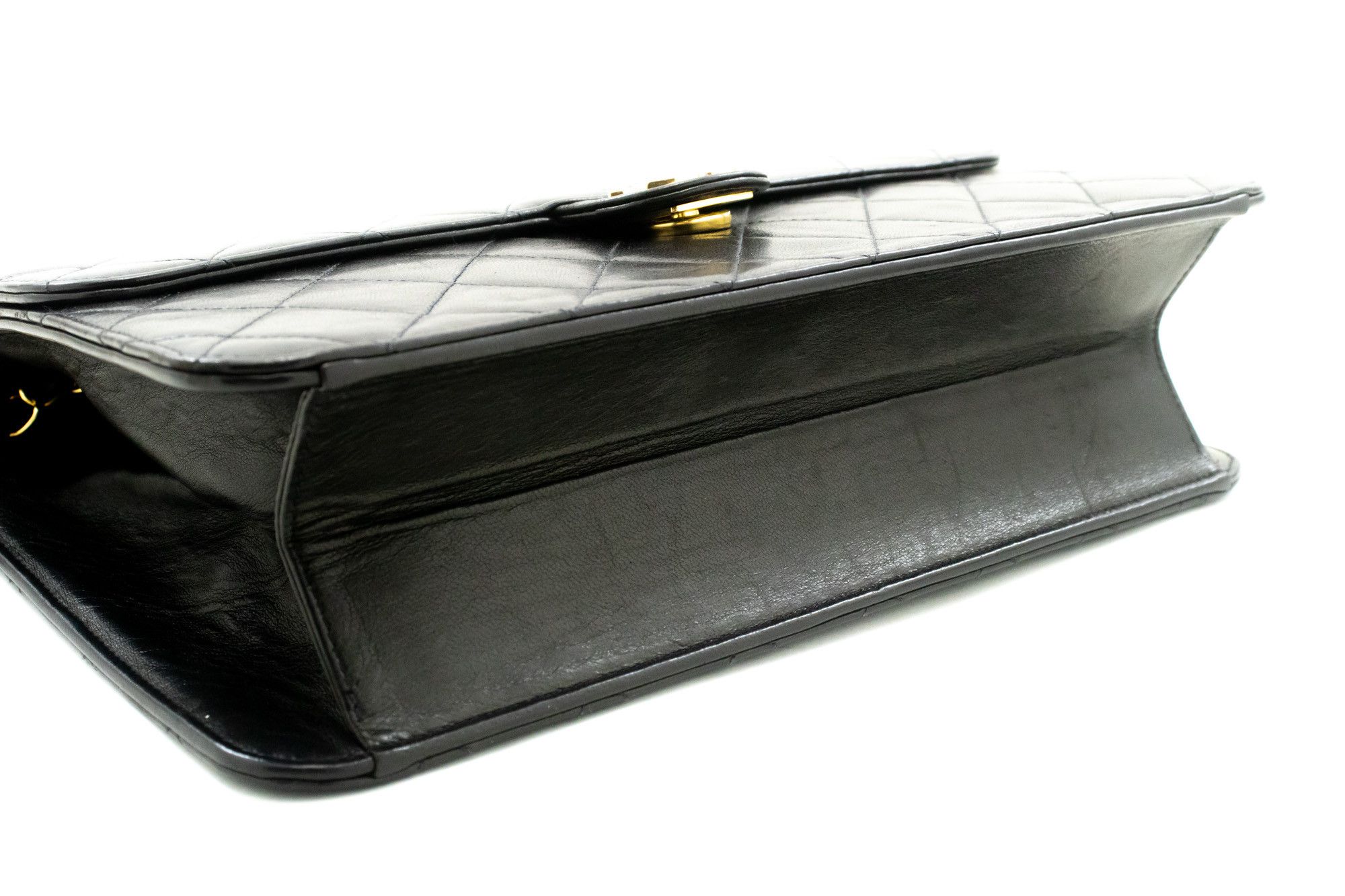 Chanel Cross Black Leather Shoulder Bag (Pre-Owned) Size ONE SIZE - 3 Thumbnail