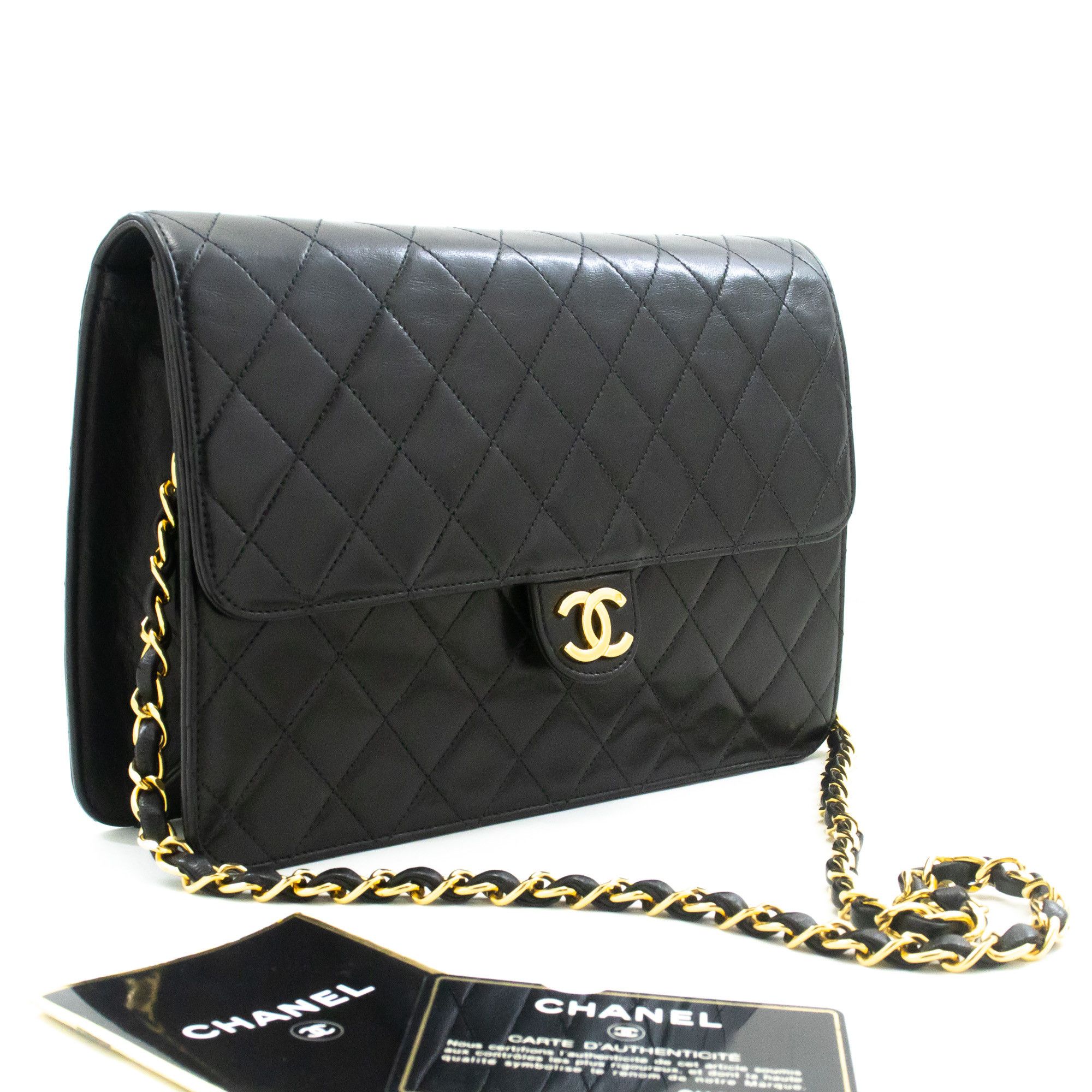 Chanel Cross Black Leather Shoulder Bag (Pre-Owned) Size ONE SIZE - 12 Thumbnail