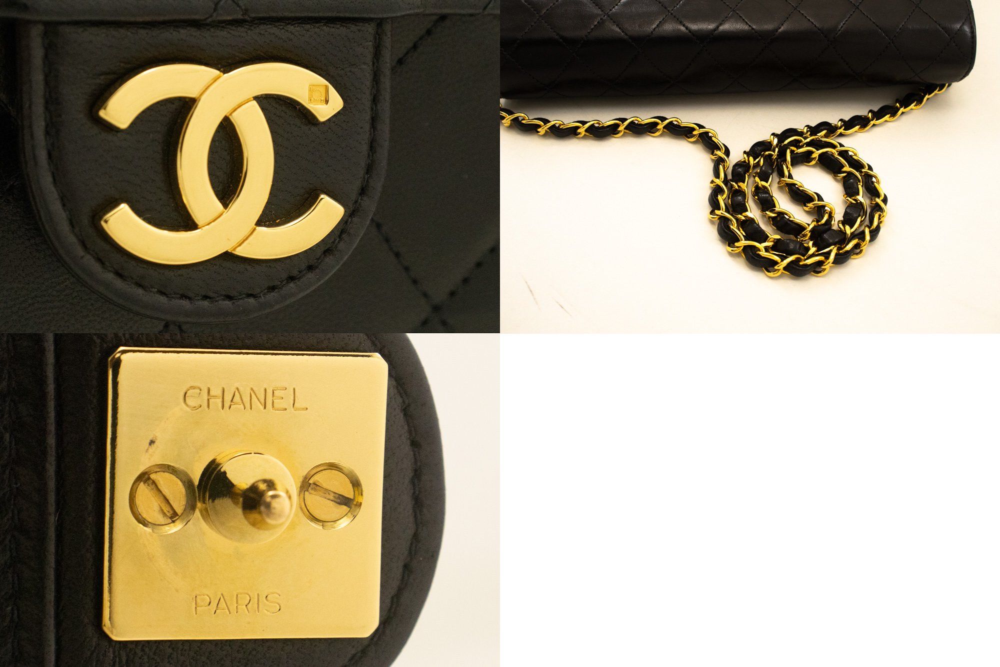Chanel Cross Black Leather Shoulder Bag (Pre-Owned) Size ONE SIZE - 10 Thumbnail