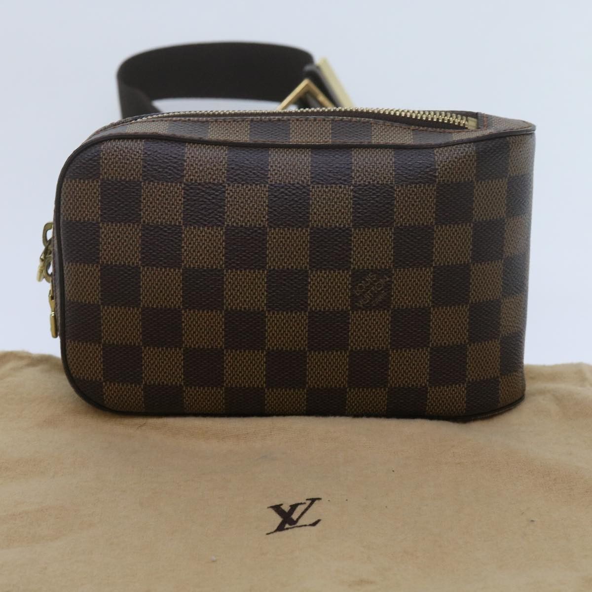 Louis Vuitton Geronimos Brown Canvas Shoulder Bag (Pre-Owned) Size ONE SIZE - 9 Thumbnail