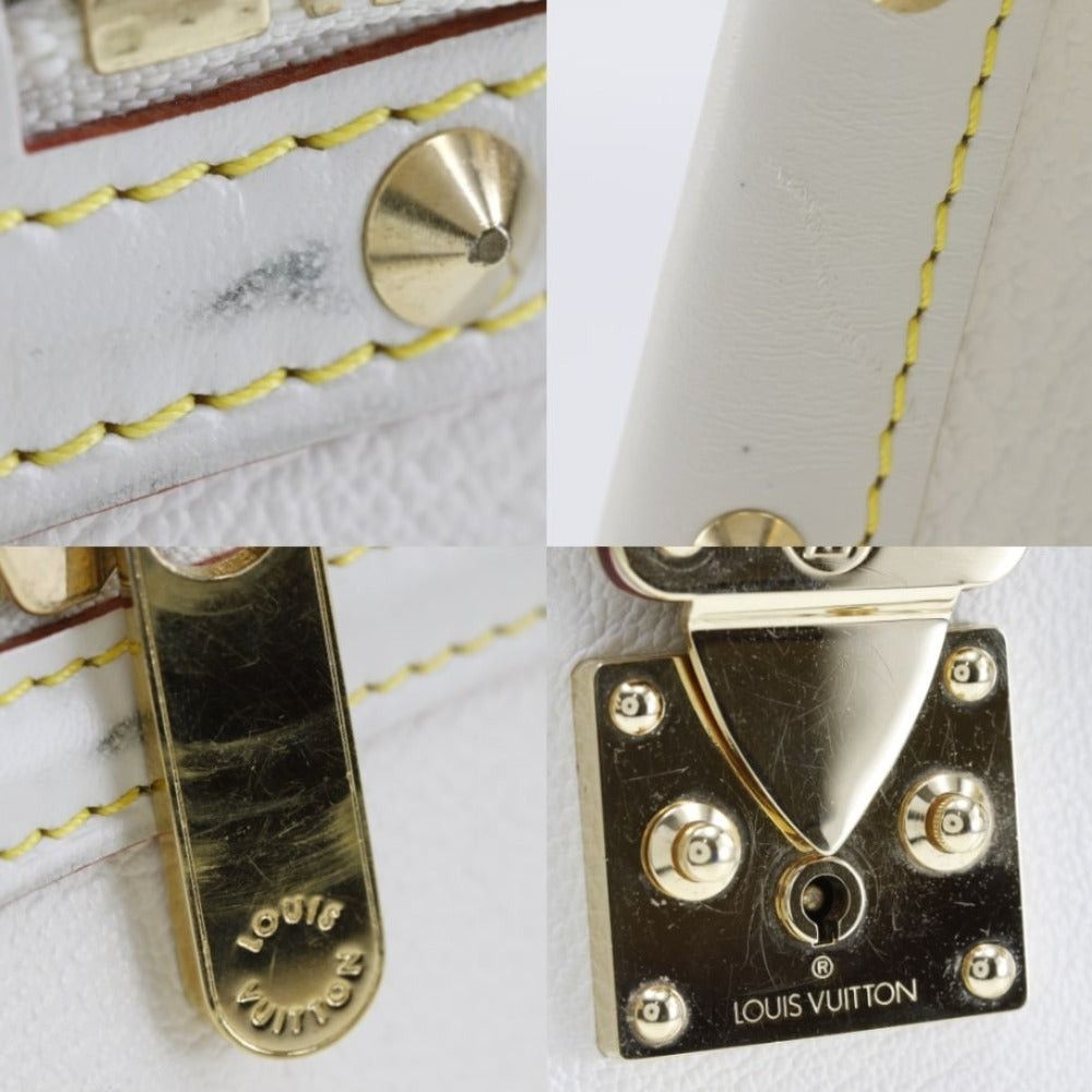 Louis Vuitton Fabuleux Ecru Leather Handbag (Pre-Owned) Size ONE SIZE - 9 Thumbnail