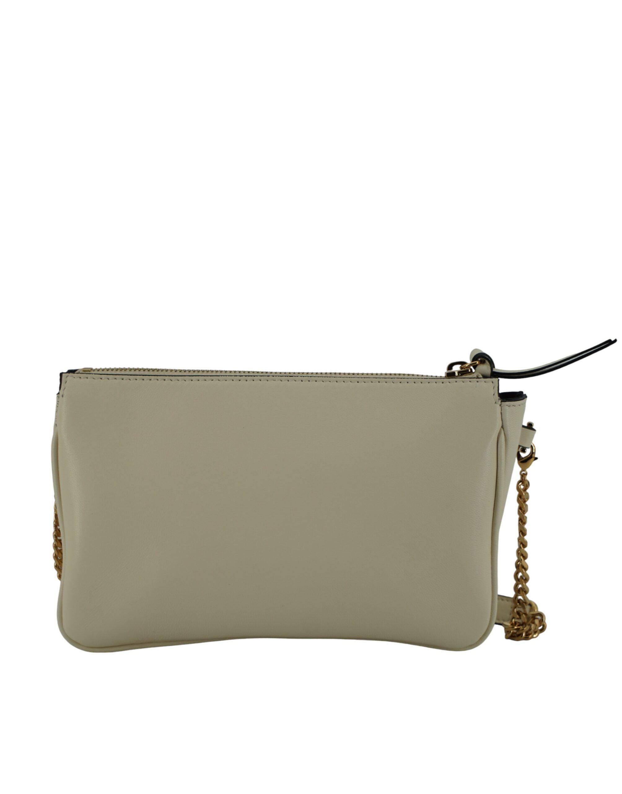 Versace Elegant White Lamb Leather Crossbody Women's Pouch Size ONE SIZE - 2 Thumbnail