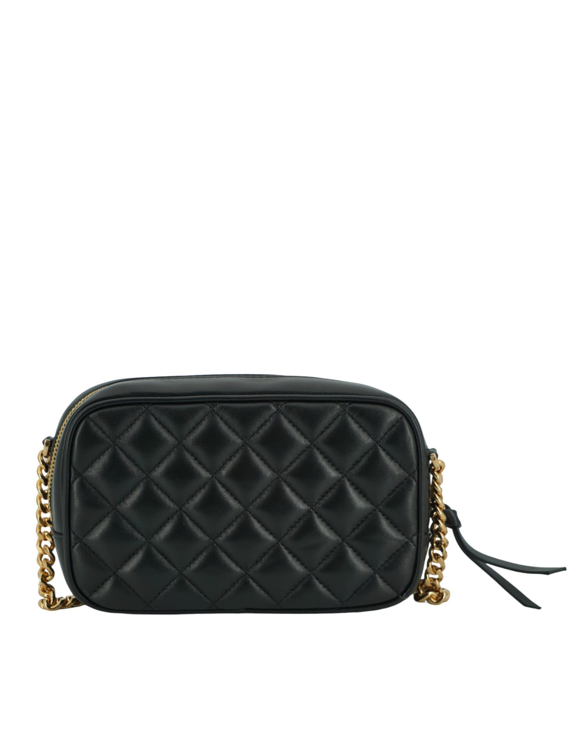 Versace Elegant Small Black Leather Crossbody Women's Bag Size ONE SIZE - 2 Thumbnail