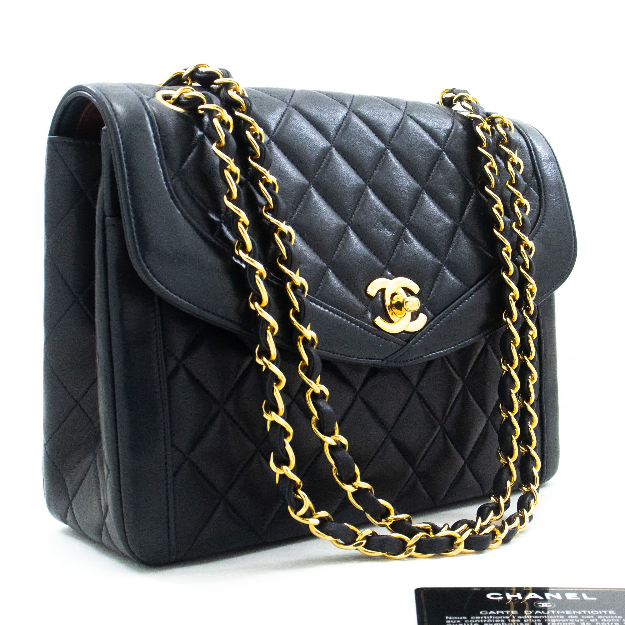 Chanel Matelassé Navy Leather Shoulder Bag (Pre-Owned) Size ONE SIZE - 11 Thumbnail
