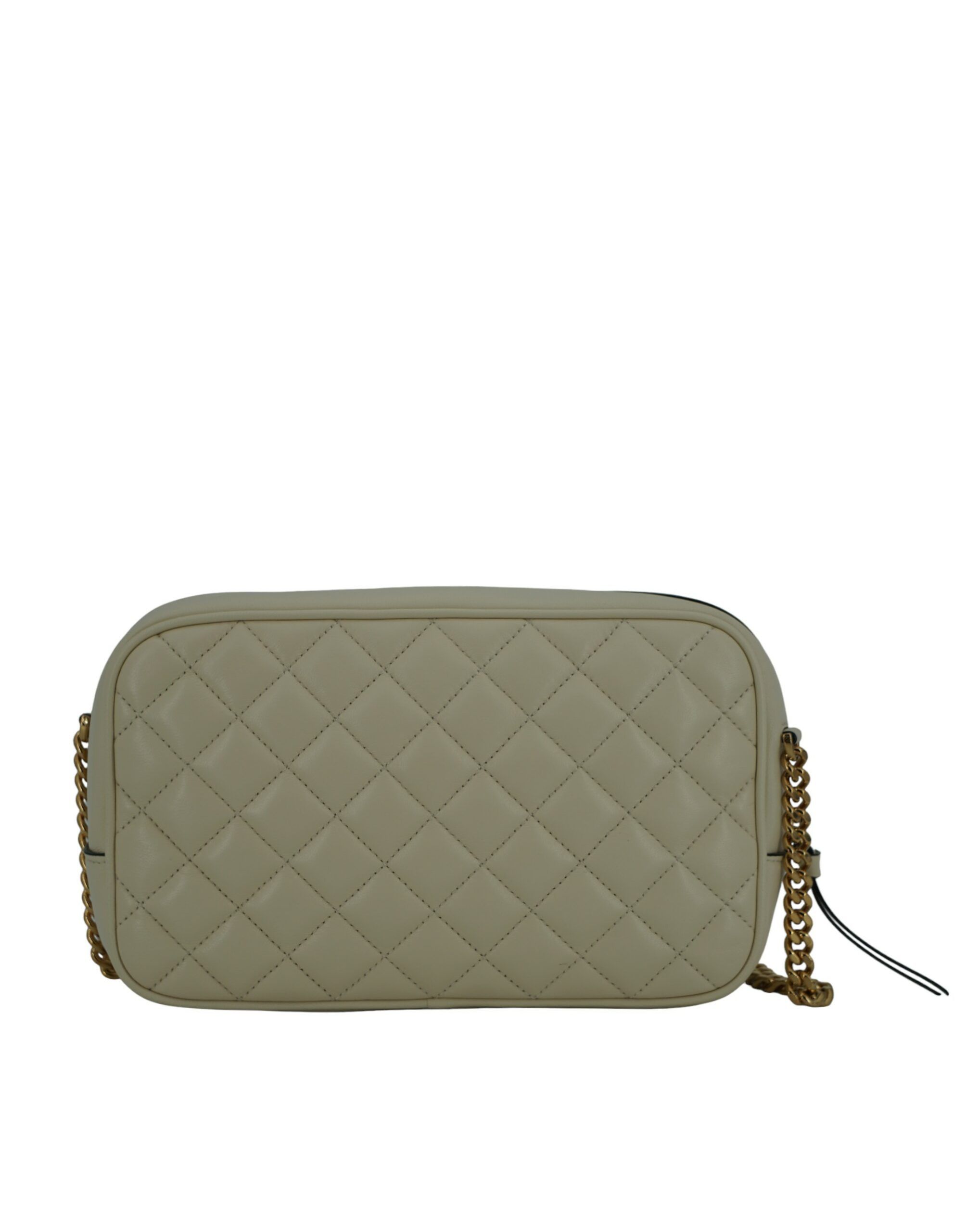 Versace Elegant White Leather Camera Shoulder Women's Bag Size ONE SIZE - 2 Thumbnail