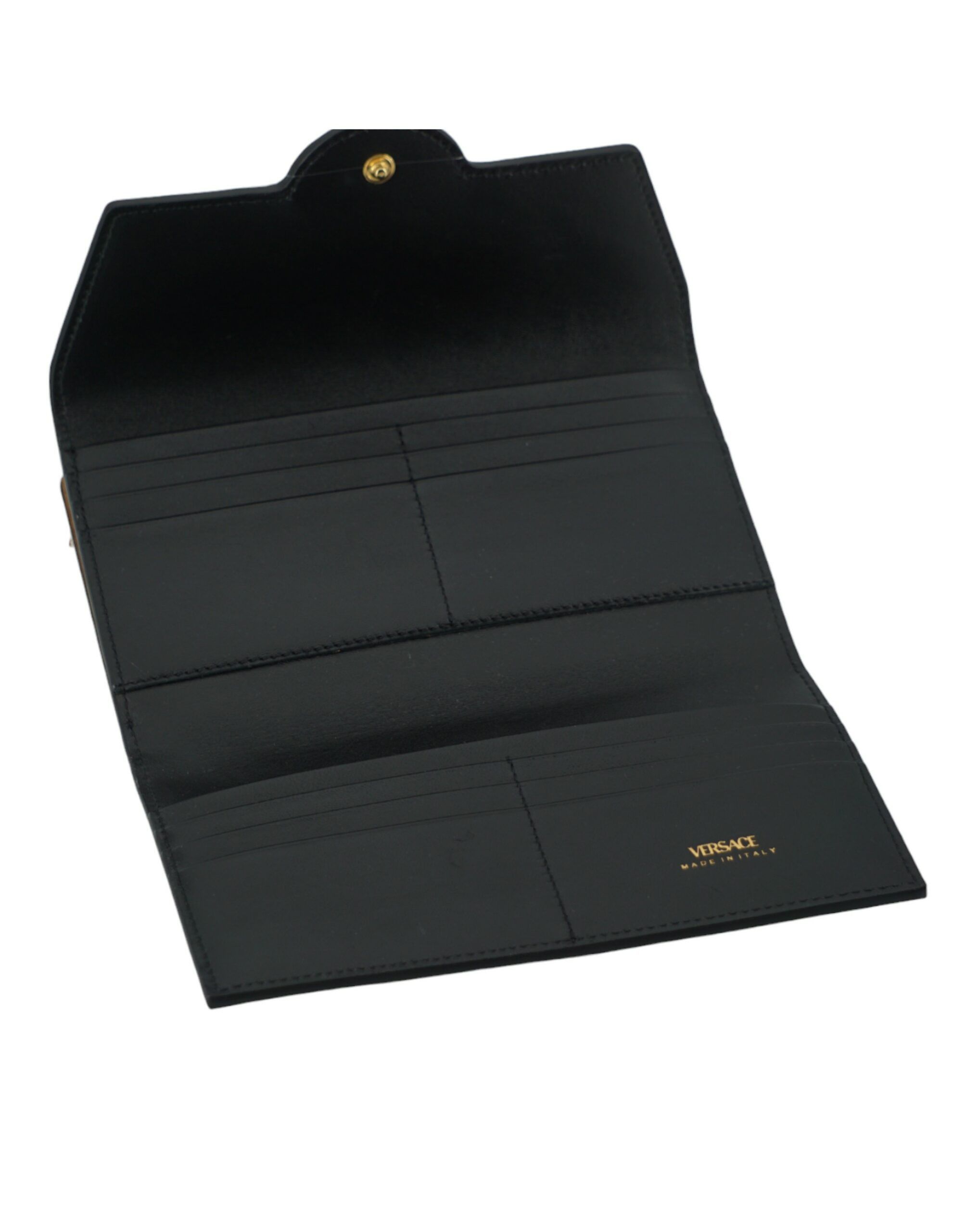 Versace Elegant Calf Leather Wallet with Medusa Women's Logo Size ONE SIZE - 5 Thumbnail