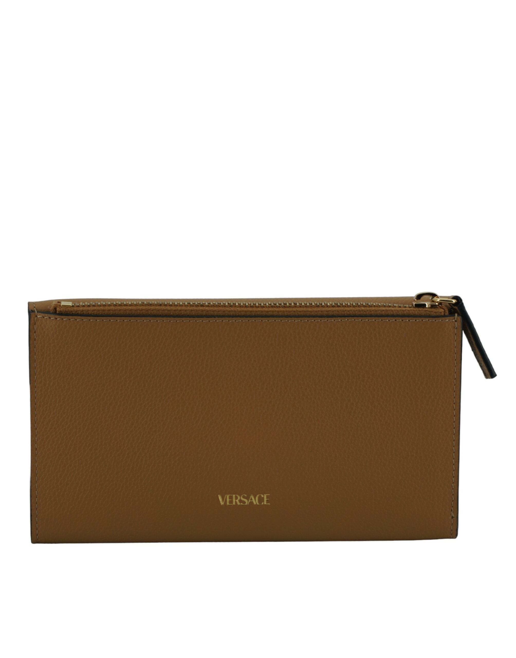 Versace Elegant Calf Leather Wallet with Medusa Women's Logo Size ONE SIZE - 2 Thumbnail