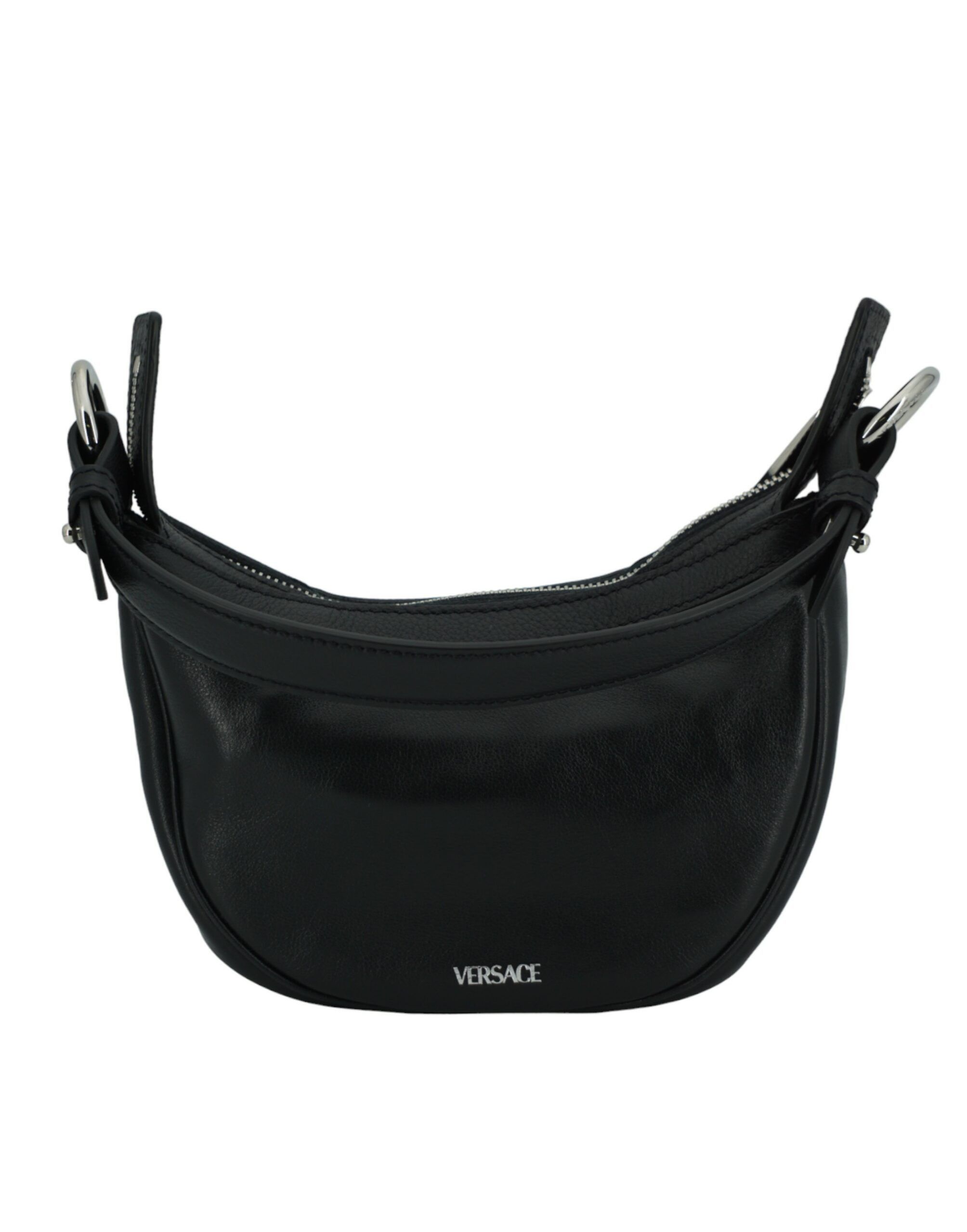 Versace Elegant Black Mini Hobo Shoulder Women's Bag Size ONE SIZE - 2 Thumbnail
