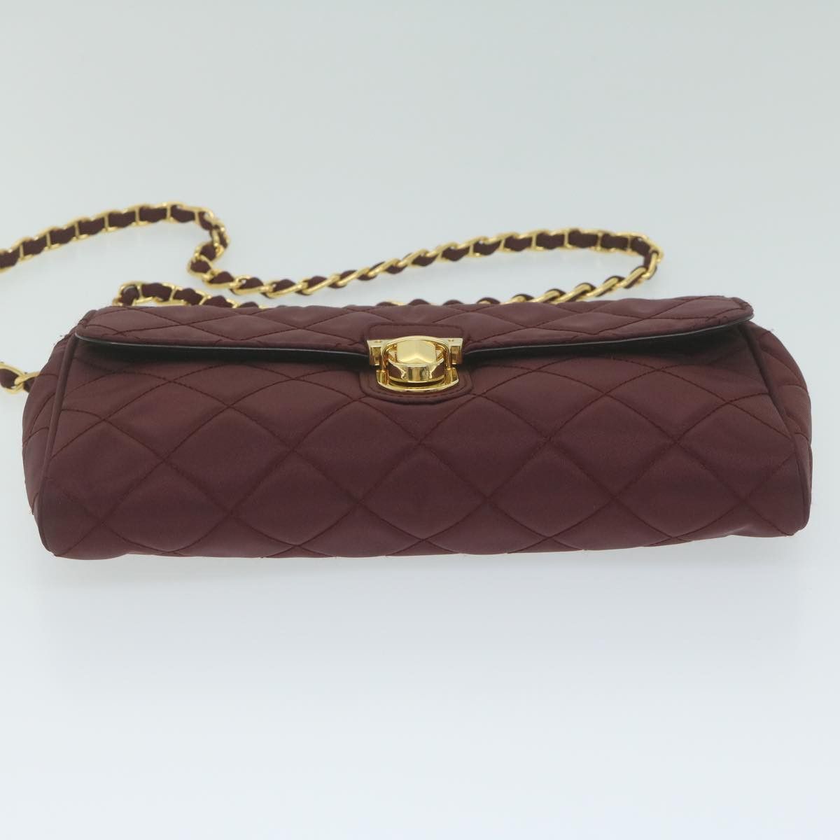 Prada Tessuto Red Synthetic Shoulder Bag (Pre-Owned) Size ONE SIZE - 4 Thumbnail