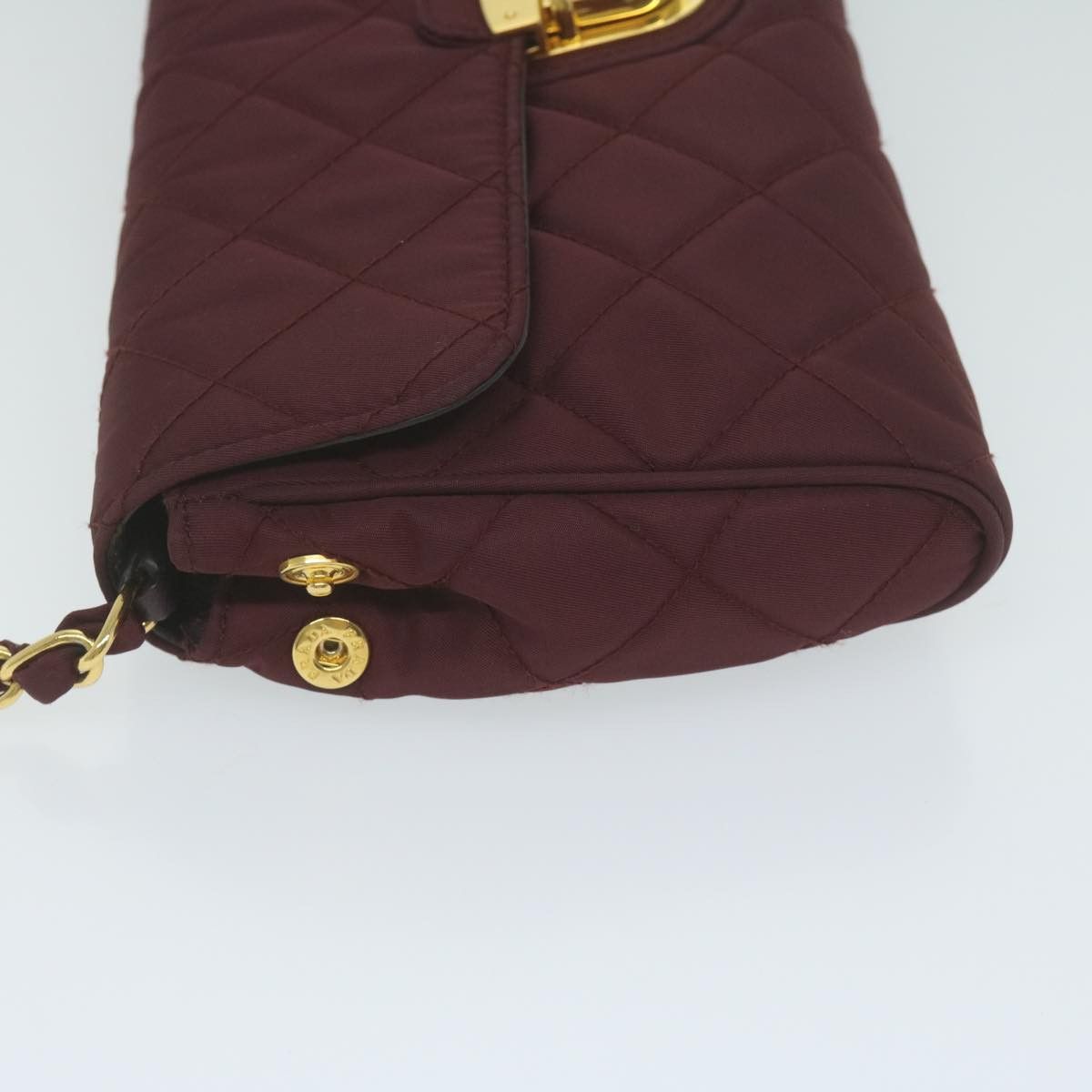 Prada Tessuto Red Synthetic Shoulder Bag (Pre-Owned) Size ONE SIZE - 10 Thumbnail