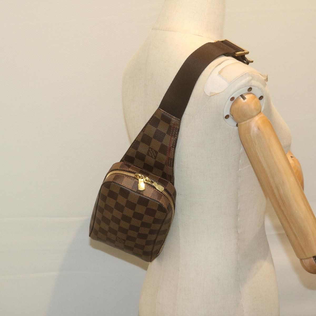 Louis Vuitton Geronimos Brown Canvas Shoulder Bag (Pre-Owned) Size ONE SIZE - 7 Thumbnail