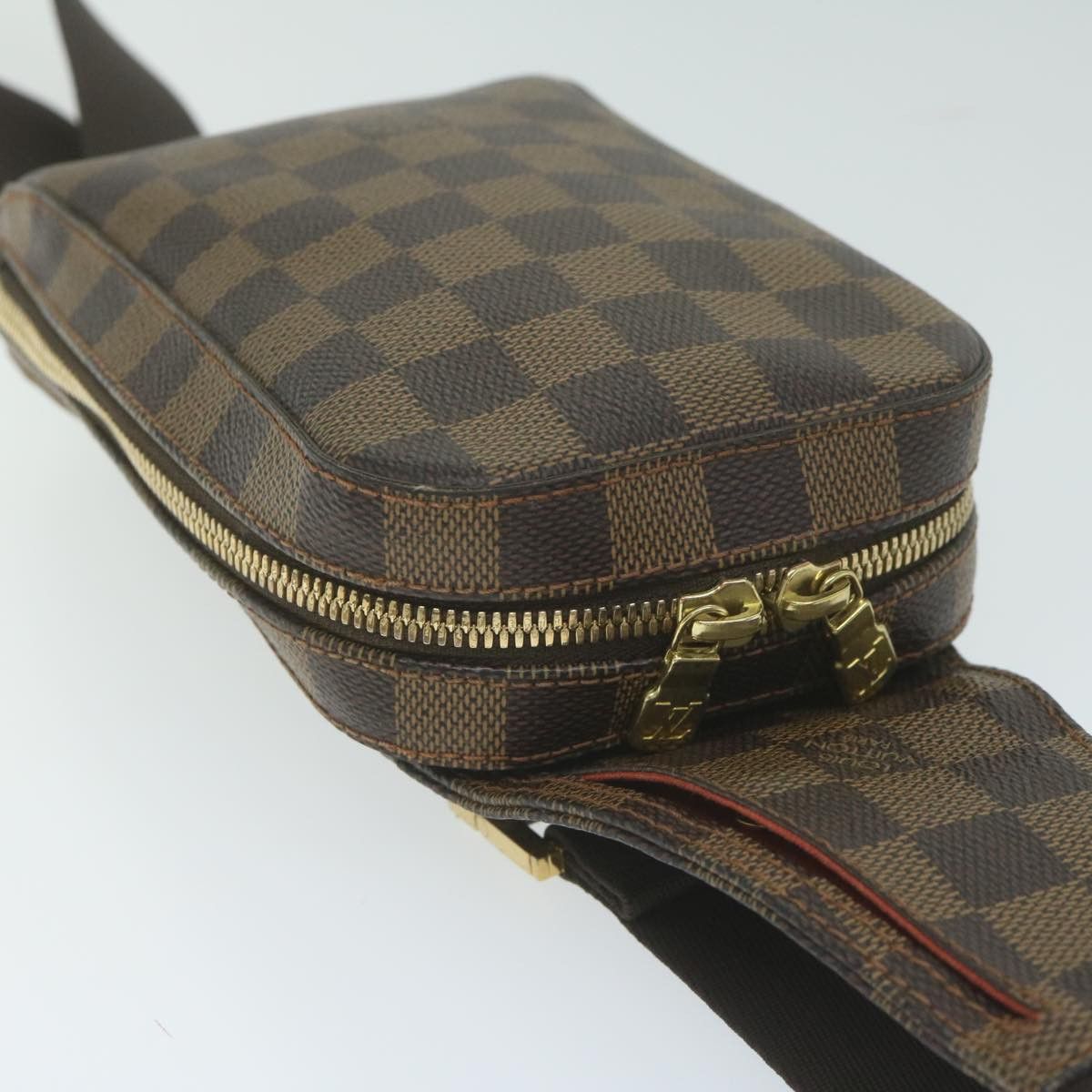 Louis Vuitton Geronimos Brown Canvas Shoulder Bag (Pre-Owned) Size ONE SIZE - 3 Thumbnail