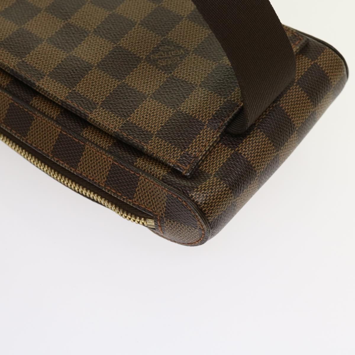 Louis Vuitton Geronimo Brown Canvas Shoulder Bag (Pre-Owned) Size ONE SIZE - 10 Thumbnail