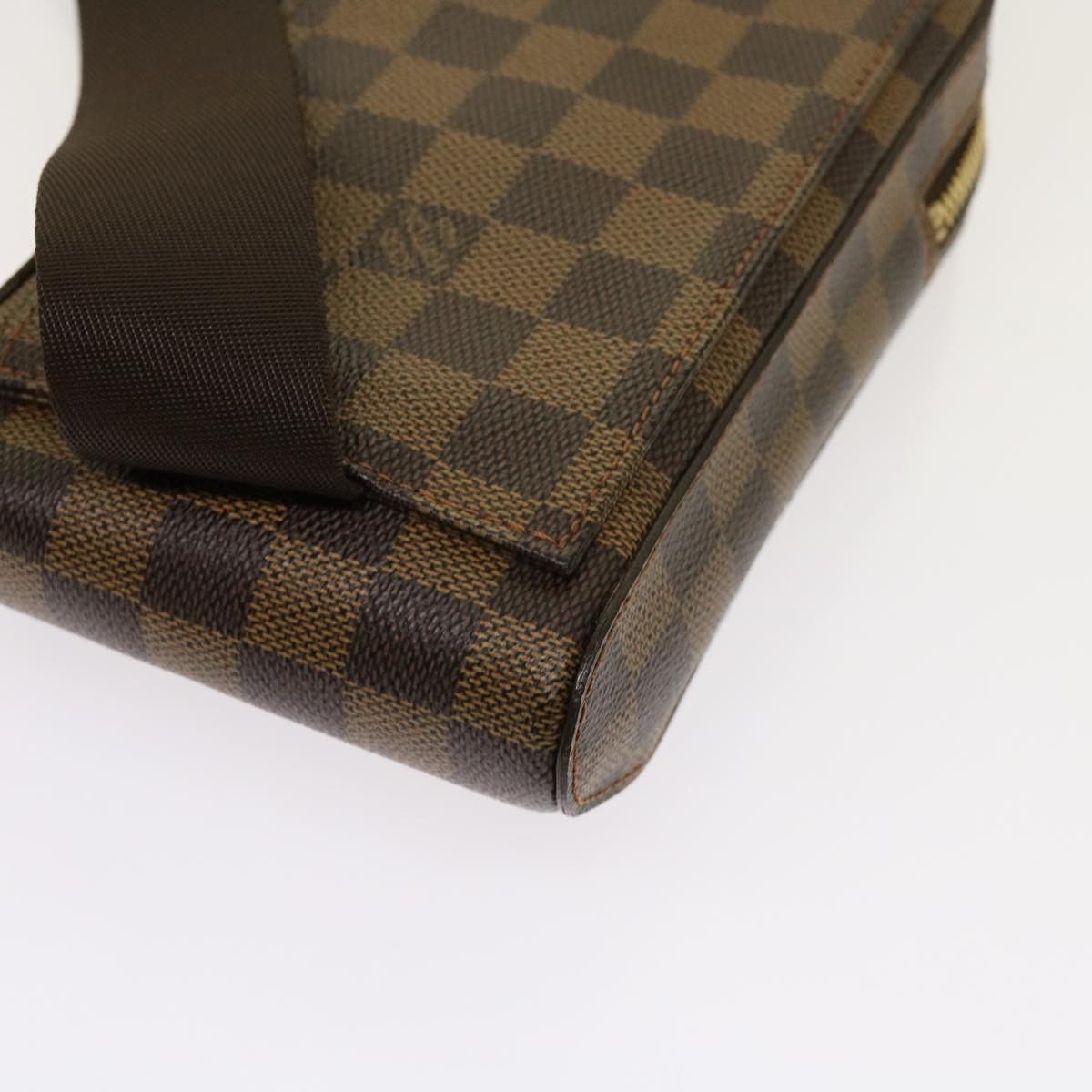Louis Vuitton Geronimo Brown Canvas Shoulder Bag (Pre-Owned) Size ONE SIZE - 11 Thumbnail
