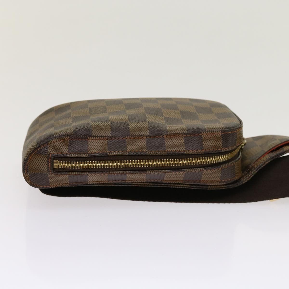 Louis Vuitton Geronimo Brown Canvas Shoulder Bag (Pre-Owned) Size ONE SIZE - 3 Thumbnail