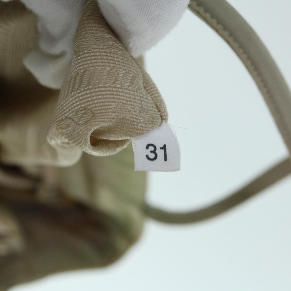 Prada Tessuto Beige Synthetic Handbag (Pre-Owned) Size ONE SIZE - 6 Thumbnail