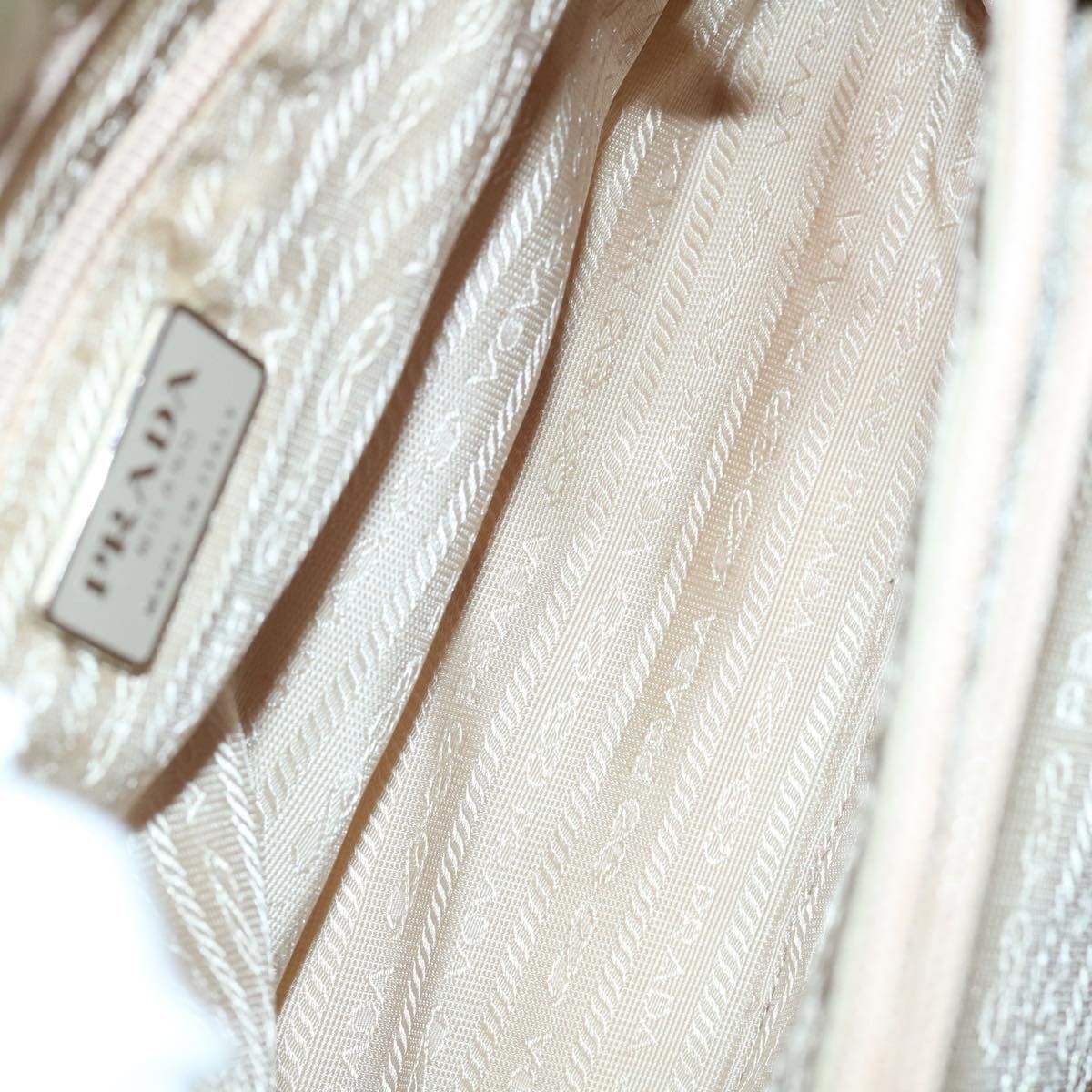 Prada Tessuto Beige Synthetic Handbag (Pre-Owned) Size ONE SIZE - 5 Thumbnail