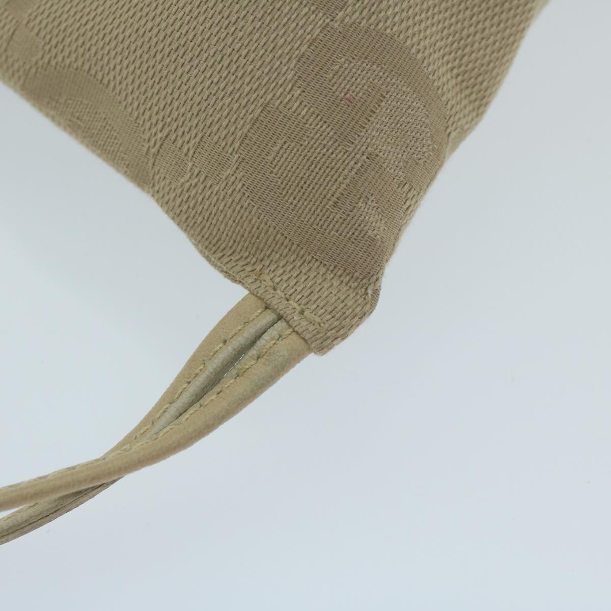 Gucci Drawstring Beige Canvas Clutch Bag (Pre-Owned) Size ONE SIZE - 13 Thumbnail
