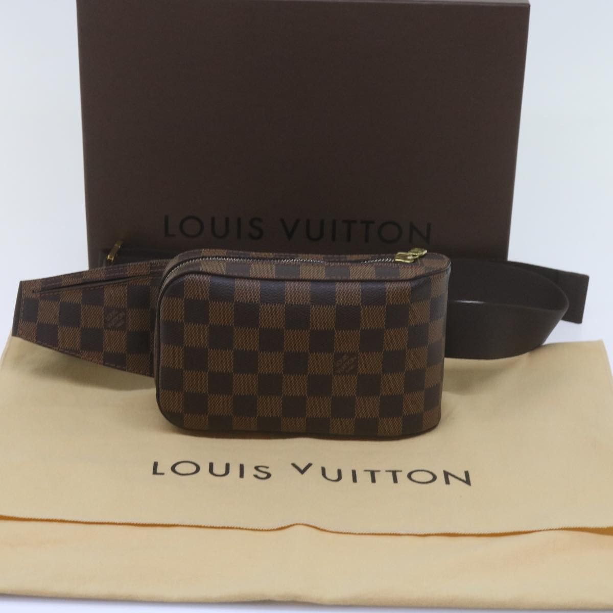 Louis Vuitton Geronimos Brown Canvas Shoulder Bag (Pre-Owned) Size ONE SIZE - 8 Thumbnail