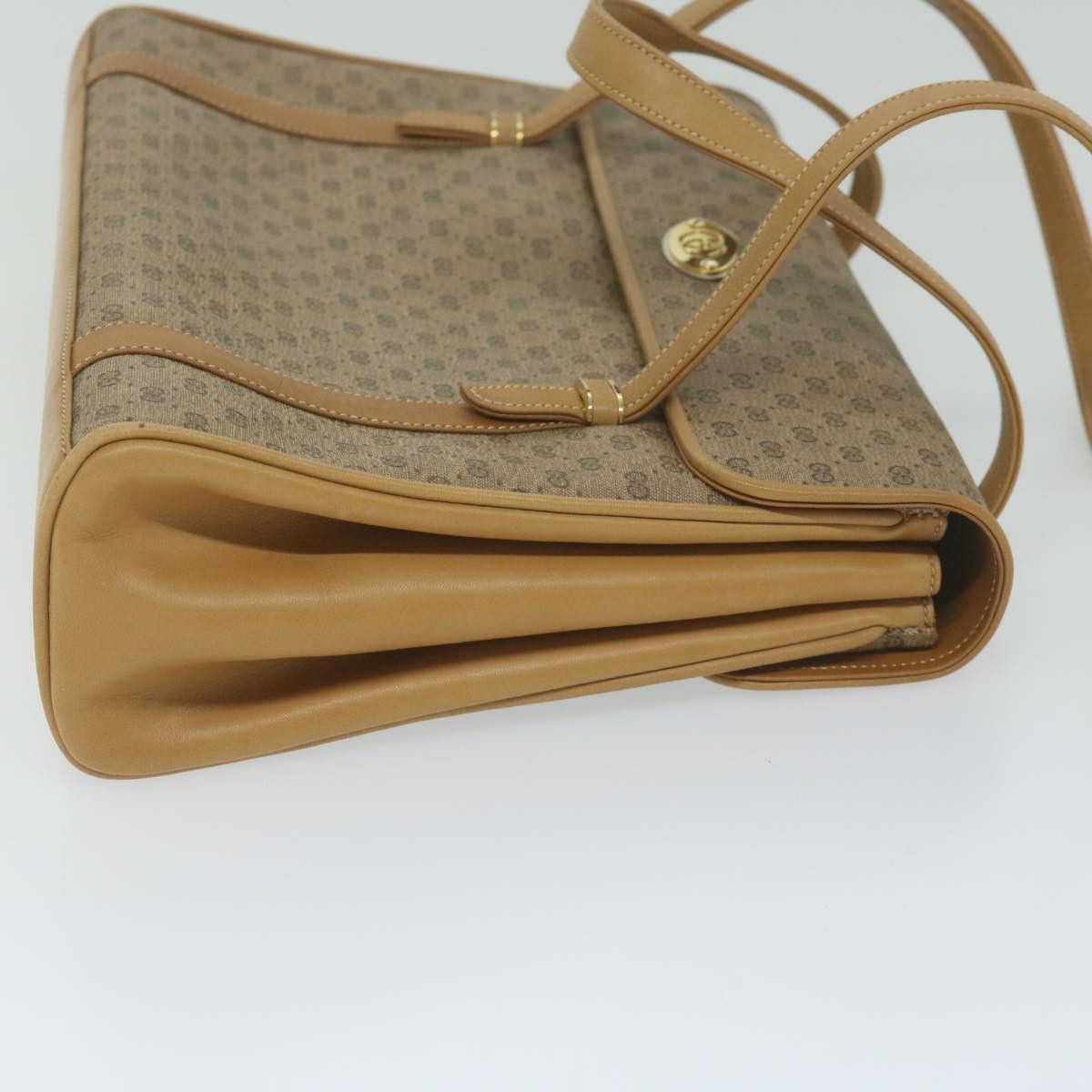 Gucci Gg Canvas Beige Canvas Handbag (Pre-Owned) Size ONE SIZE - 6 Thumbnail