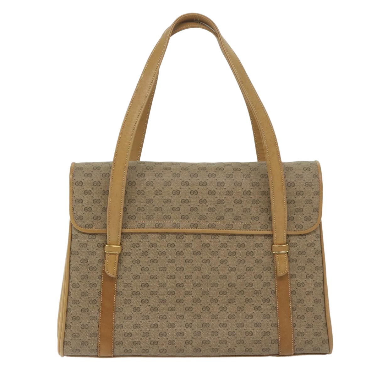 Gucci Gg Canvas Beige Canvas Handbag (Pre-Owned) Size ONE SIZE - 4 Thumbnail