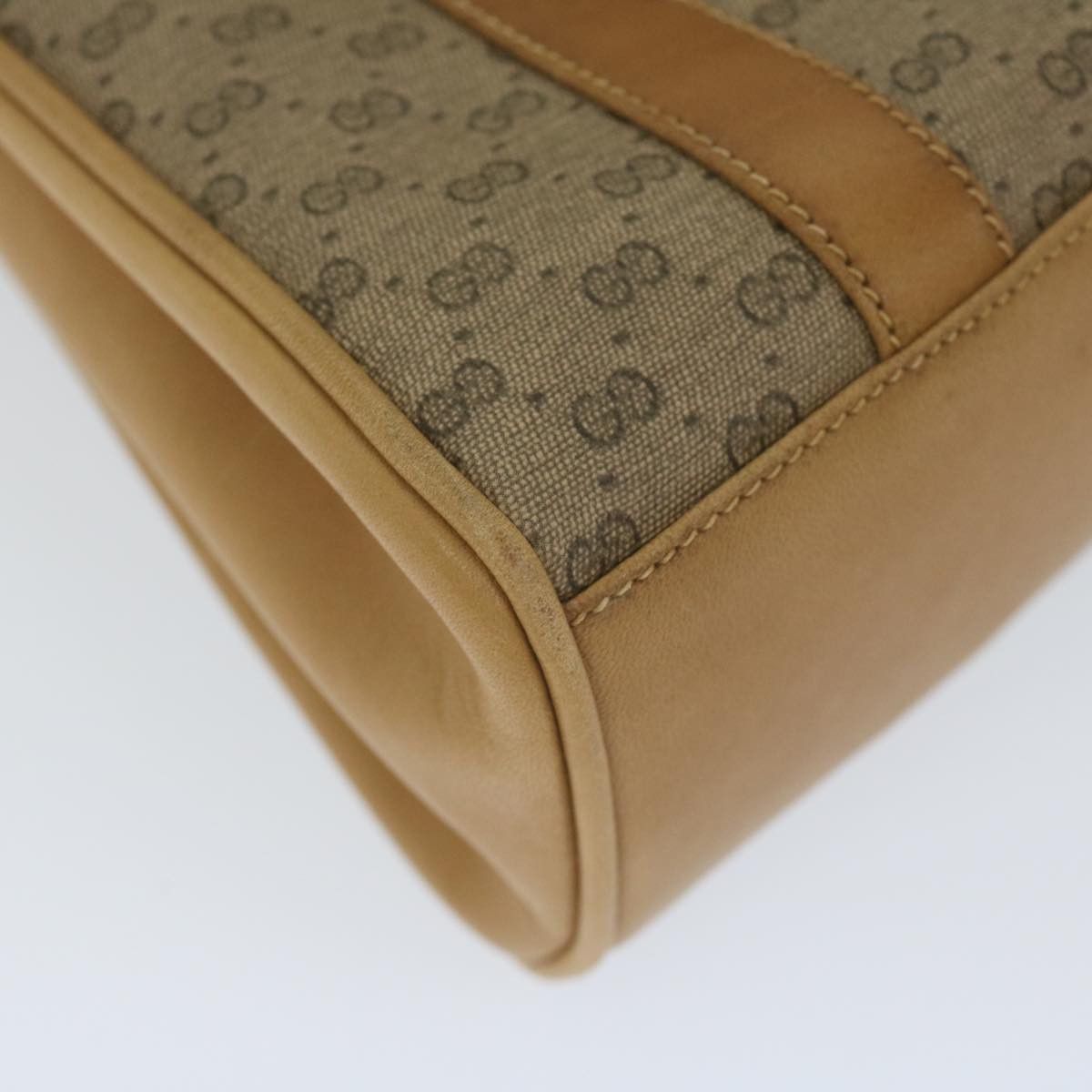 Gucci Gg Canvas Beige Canvas Handbag (Pre-Owned) Size ONE SIZE - 13 Thumbnail