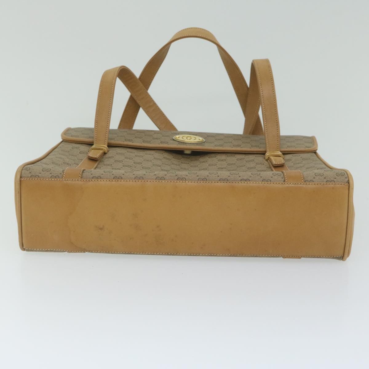 Gucci Gg Canvas Beige Canvas Handbag (Pre-Owned) Size ONE SIZE - 11 Thumbnail