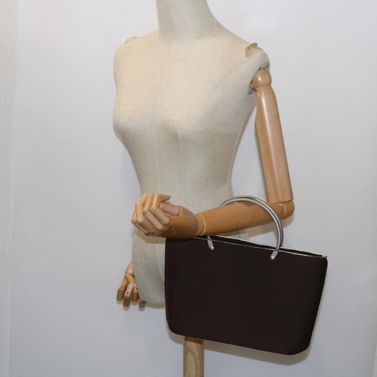 Chanel Brown Synthetic Handbag (Pre-Owned) Size ONE SIZE - 7 Thumbnail