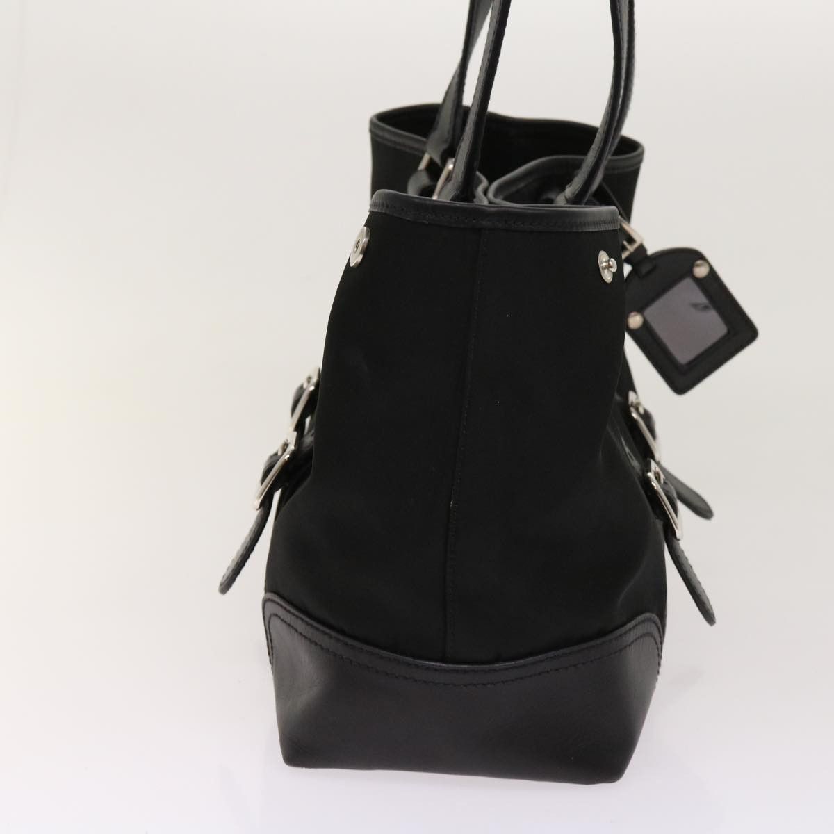 Prada Black Synthetic Tote Bag (Pre-Owned) Size ONE SIZE - 12 Thumbnail