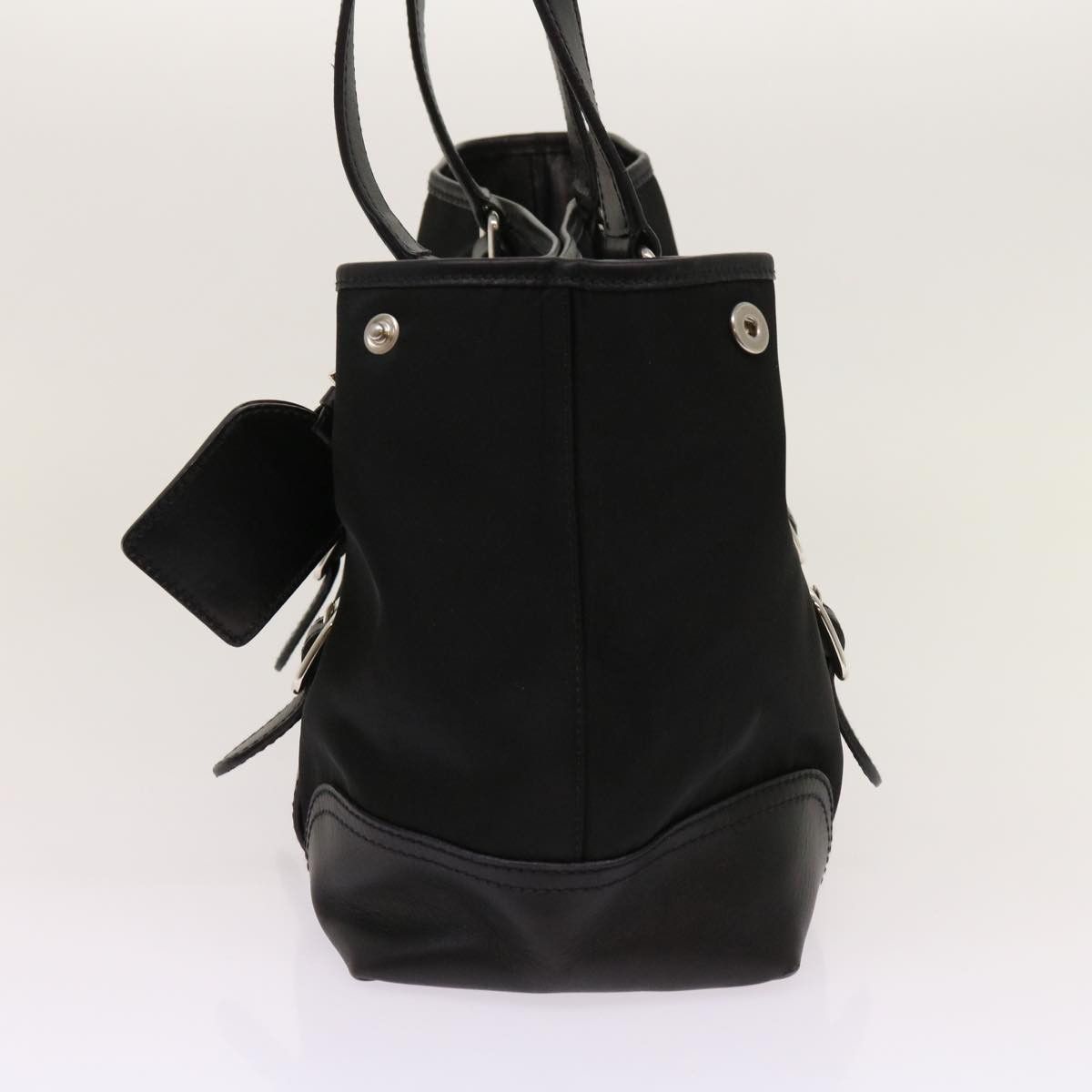 Prada Black Synthetic Tote Bag (Pre-Owned) Size ONE SIZE - 4 Thumbnail