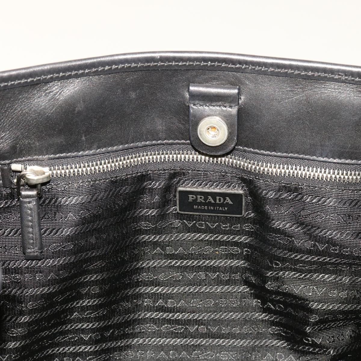 Prada Black Synthetic Tote Bag (Pre-Owned) Size ONE SIZE - 7 Thumbnail