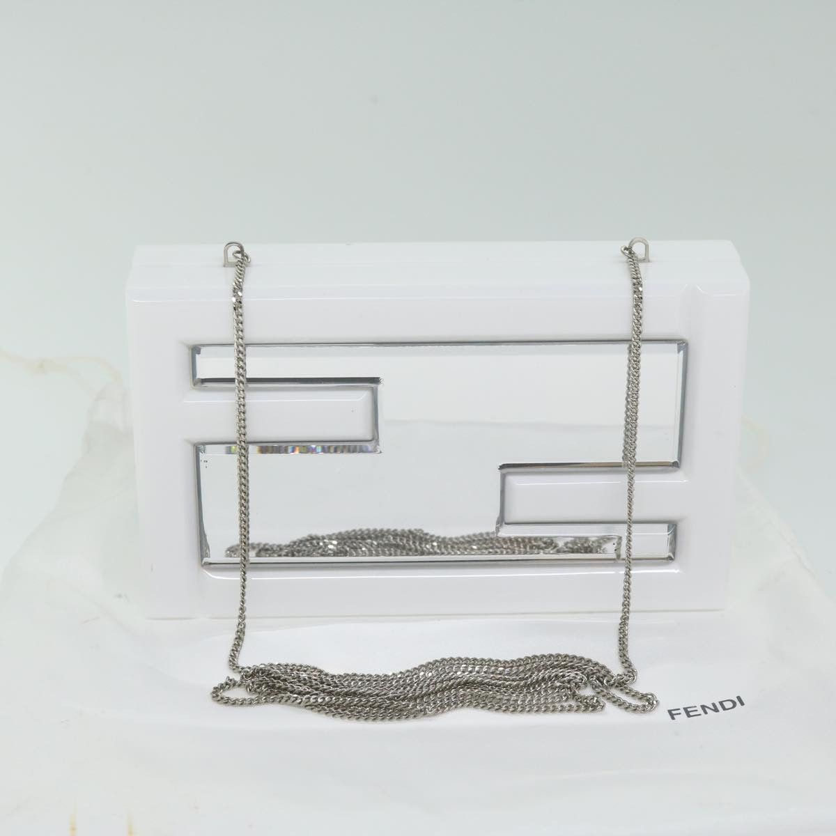 Fendi White Plastic Shoulder Bag (Pre-Owned) Size ONE SIZE - 6 Thumbnail