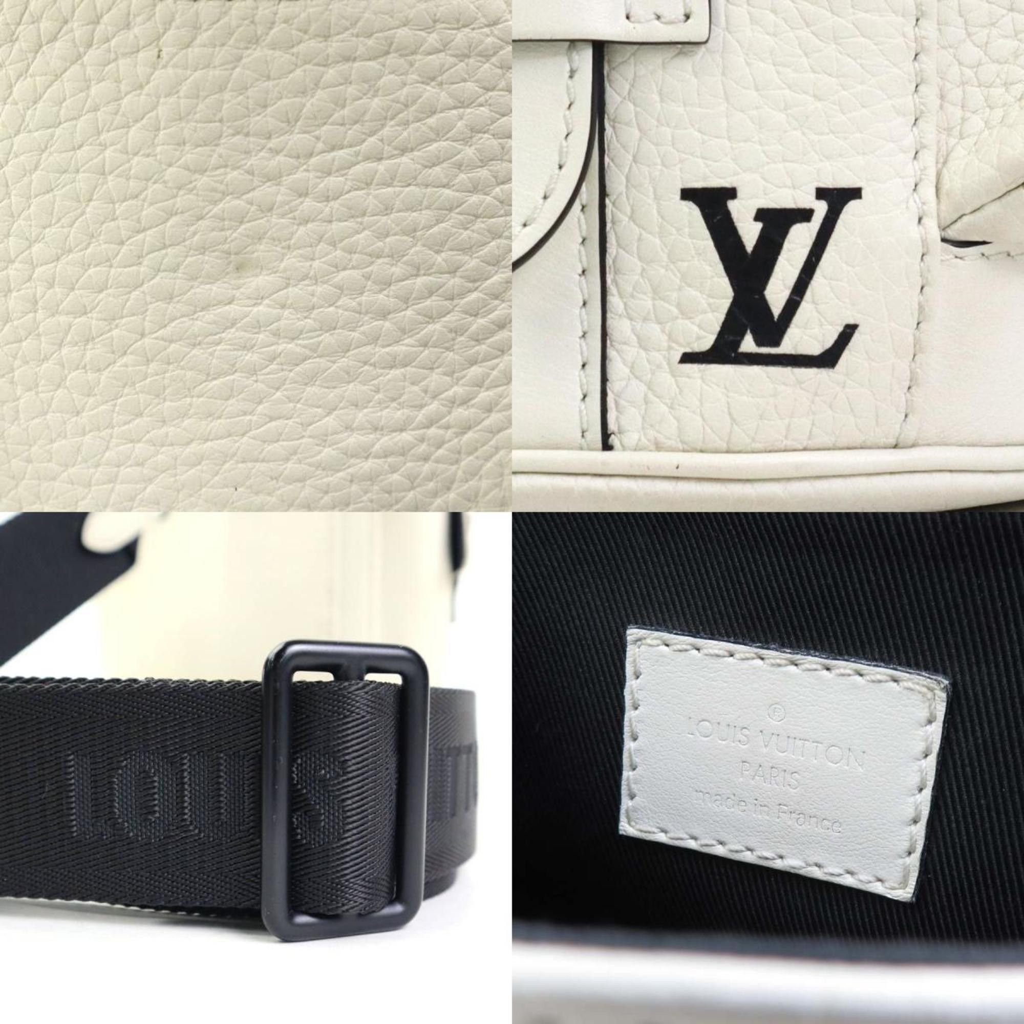 Louis Vuitton Louis Vuitton Christopher XS Body Bag Leather Off-White Black Men's M58493 e59018a Size ONE SIZE - 5 Thumbnail