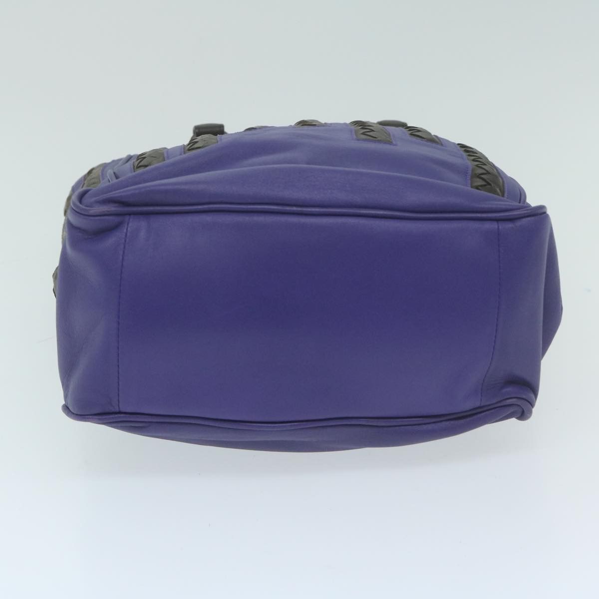 Bottega Veneta Purple Leather Tote Bag (Pre-Owned) Size ONE SIZE - 3 Thumbnail