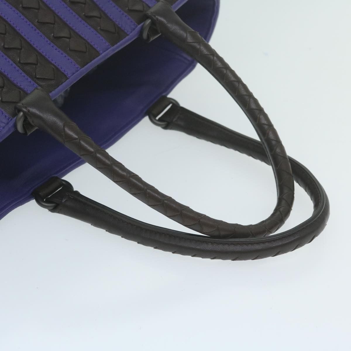 Bottega Veneta Purple Leather Tote Bag (Pre-Owned) Size ONE SIZE - 11 Thumbnail