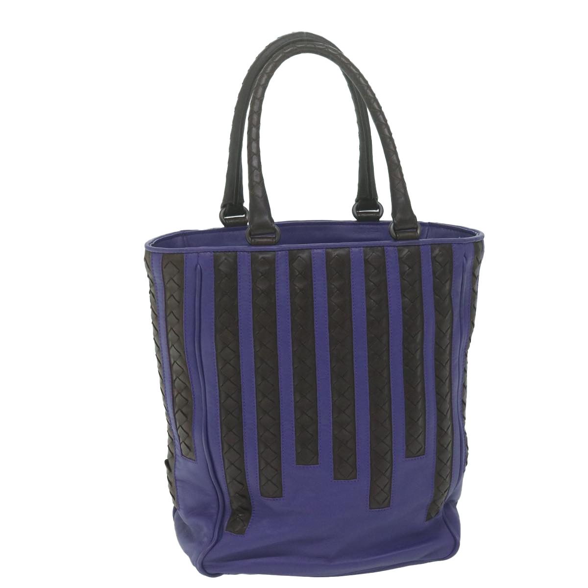 Bottega Veneta Purple Leather Tote Bag (Pre-Owned) Size ONE SIZE - 4 Thumbnail