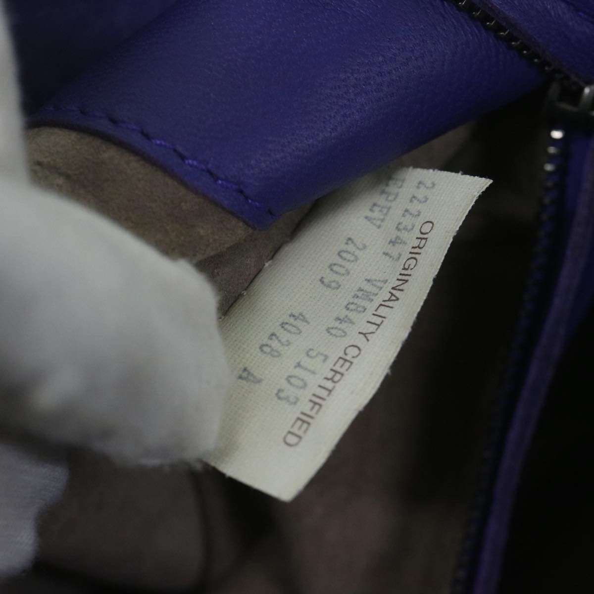 Bottega Veneta Purple Leather Tote Bag (Pre-Owned) Size ONE SIZE - 6 Thumbnail
