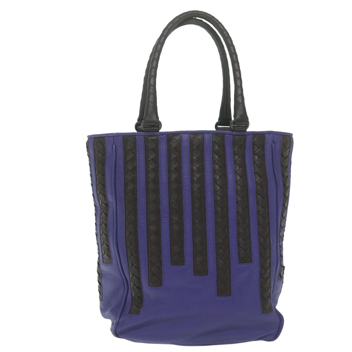 Bottega Veneta Purple Leather Tote Bag (Pre-Owned) Size ONE SIZE - 2 Thumbnail