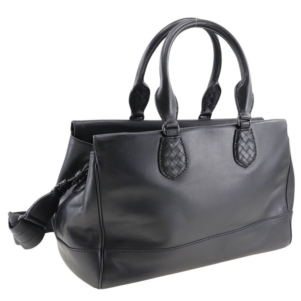 Bottega Veneta Black Calfskin Handbag (Pre-Owned) Size ONE SIZE - 2 Thumbnail