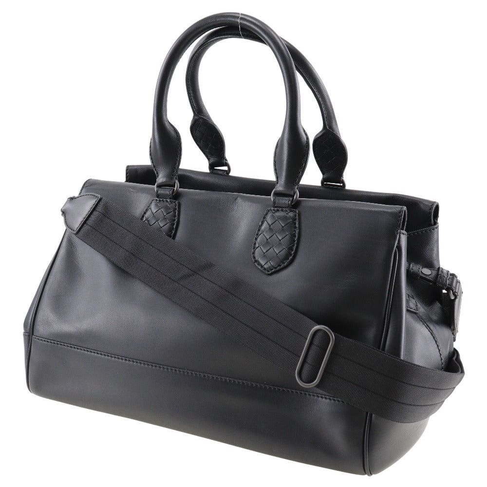 Bottega Veneta Black Calfskin Handbag (Pre-Owned) Size ONE SIZE - 7 Thumbnail