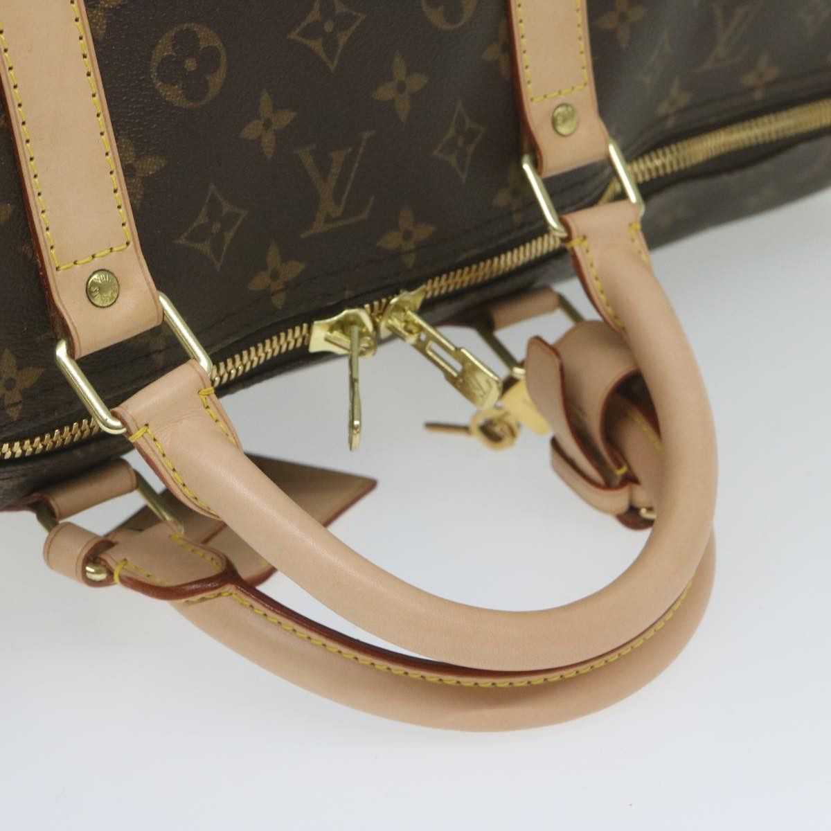 Louis Vuitton Keepall Bandoulière 60 Brown Canvas Shoulder Bag Size ONE SIZE - 10 Thumbnail