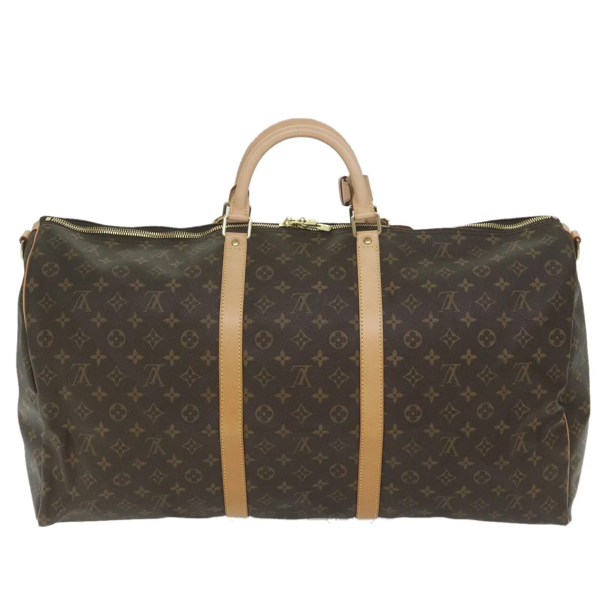 Louis Vuitton Keepall Bandoulière 60 Brown Canvas Shoulder Bag Size ONE SIZE - 2 Thumbnail