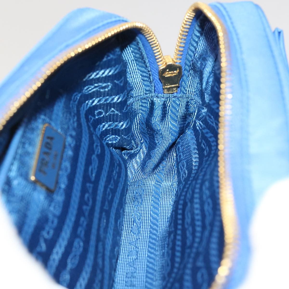 Prada Tessuto Blue Synthetic Shoulder Bag (Pre-Owned) Size ONE SIZE - 11 Thumbnail