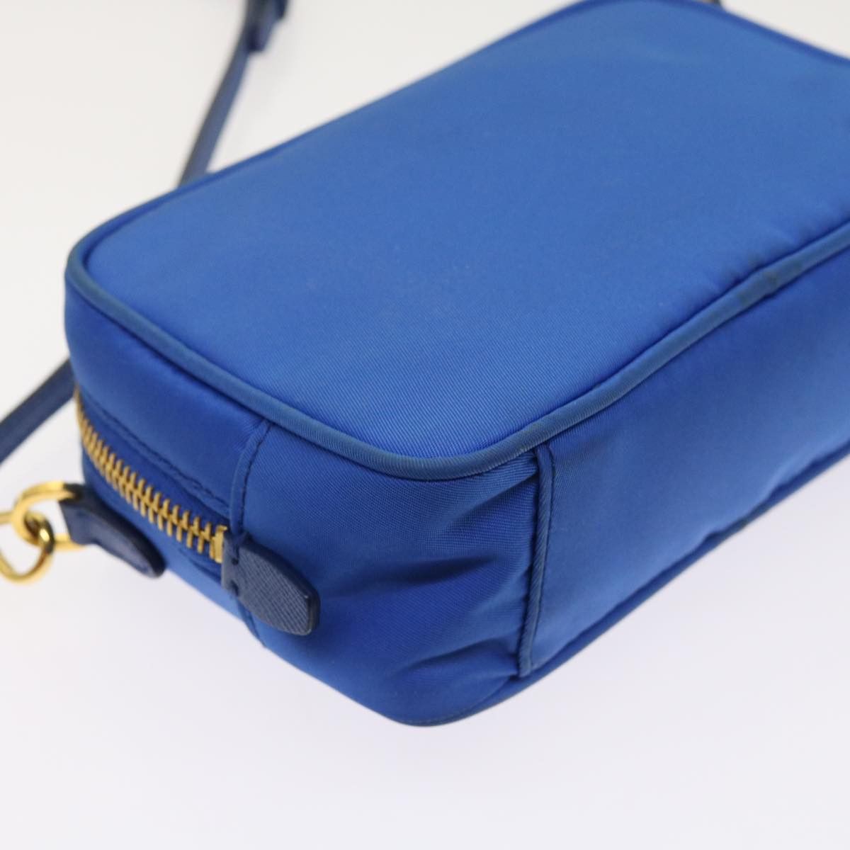 Prada Tessuto Blue Synthetic Shoulder Bag (Pre-Owned) Size ONE SIZE - 10 Thumbnail